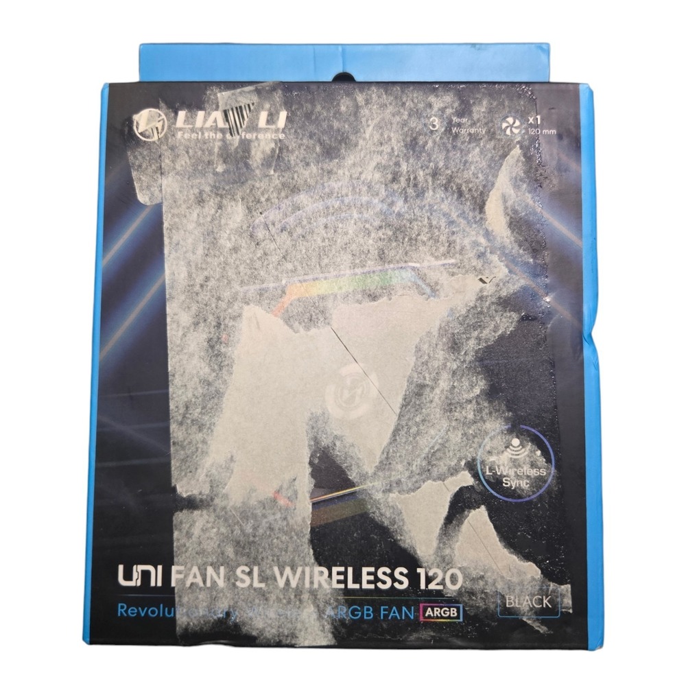 Lian Li UNI Fan SL Wireless 120mm ARGB – Black (Single Fan) 12SL1W1B